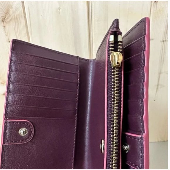 kate spade pink Scalloped Magnolia Street Braylon Bifold Wallet *PLEASE READ* - Picture 5 of 7